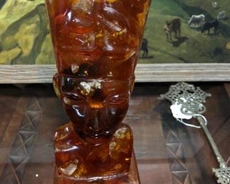Carved Amber Egyptian