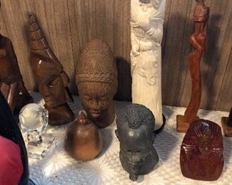 Wooden Sculptures and other decorative Pieces