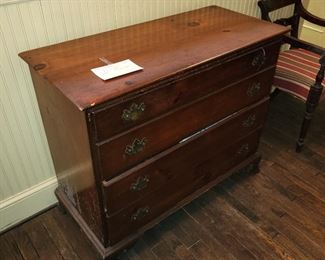 Vintage Reproduction circa 1940's Pine Chest of drawers all hardware included