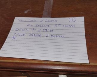 New England Chest of drawers, 19th century