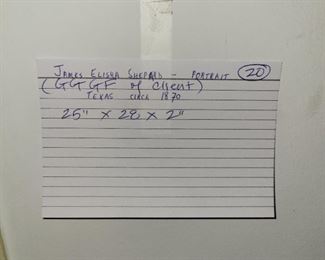 James Elisha Shepard Portrait client's ancestor Texas circa 1870