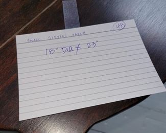 Pedestal base small table