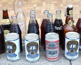 9 - Lot of Assorted Vintage Bottles & Cans
