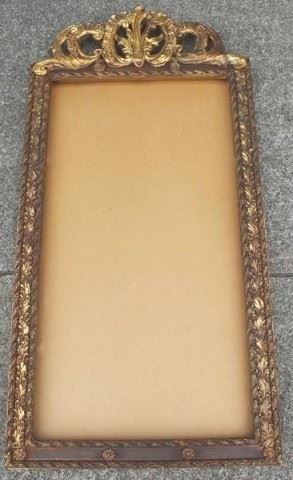 21 - Gold Gild Wood Picture Frame 38" x 19 1/2"

