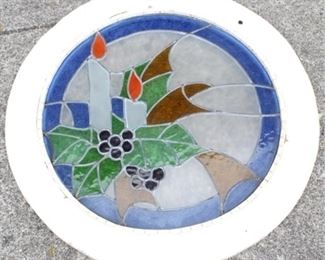 19 - Stained Glass Window 23" Round

