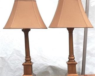 27 - Pair matching 29" tall lamps
