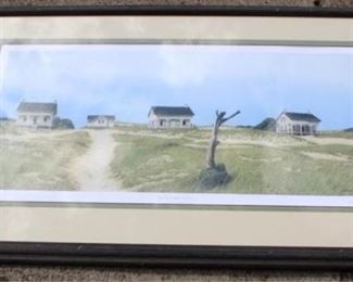 96 - Bob Timberlake signed & numbered print "Cape Fear Lighthouse Site" 28 x 45
