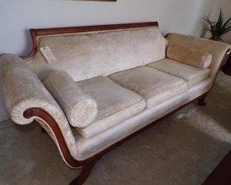Duncan-Phyfe style sofa in excellent condition.