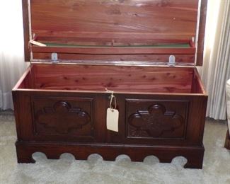 Lane cedar chest. Needs a little T.L.C., but complete.