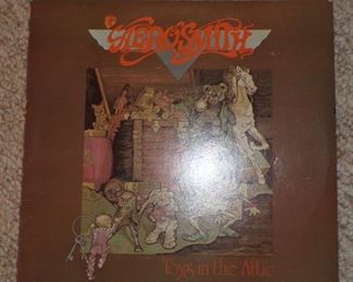 Several LP record albums