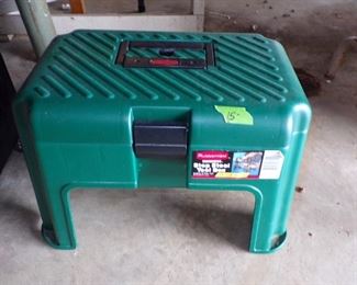 new tool storage and step stool