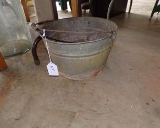 Galvanized tub