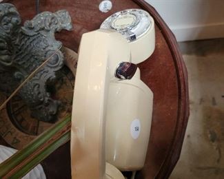 Vintage Rotary Telephone / Wall mount phone
