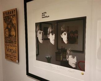 Signed Beatles Poster