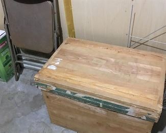 Wooden chest
