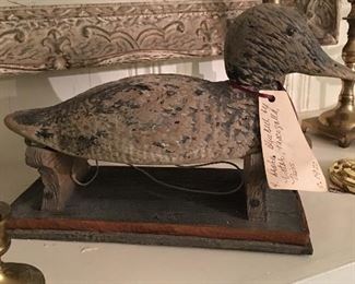 1920 Drake Blue Bill decoy