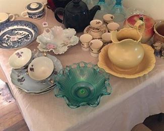 Cammark, blue & white, ruby red