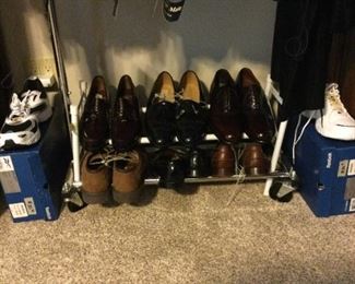 New Men’s Shoes.  Sizes vary from 10.5 - 11.5.   Widths are narrow width & medium width.