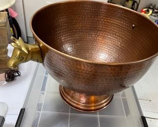 copper bucket by the Palm