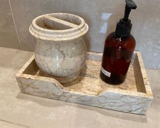 marble toiletries