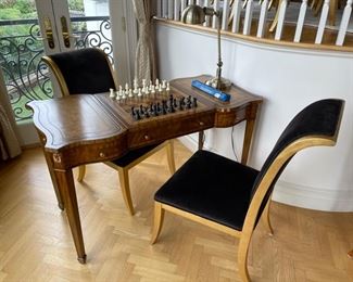 gaming table by Maitland Smith 2feet by 58 inches long and 31 inches high