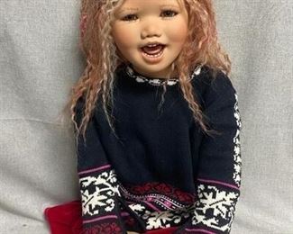 Large Annette Himstedt Original Himstedt Kinder Germany Vinyl Doll