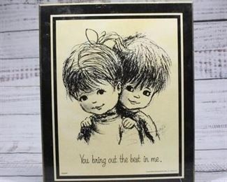 Vintage You Bring Out The Best In Me Wall Art