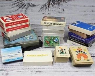 Lot of Vintage Used and Unopened Playing Cards