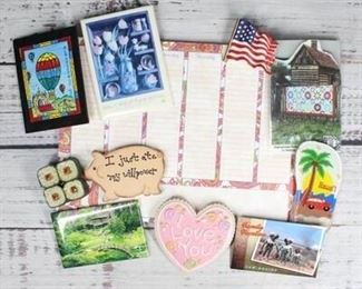 Lot of Vintage Fridge Magnets