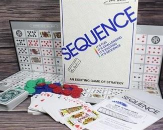 Vintage Sequence Board and Card Game
