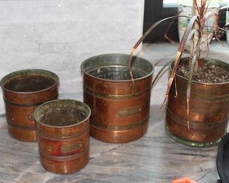 Brass metal pots