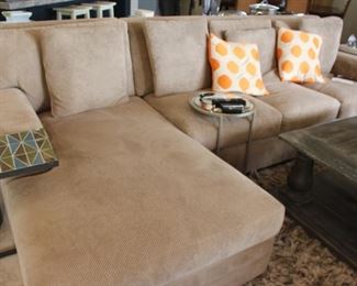 A Custom sofa - very soft and amazing quality (the owners paid over $8,000 2 years ago - make an offer!)