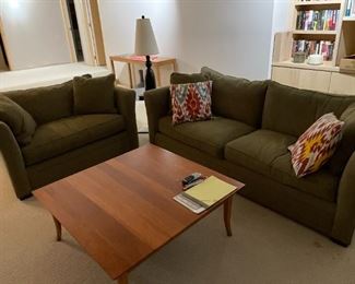 a second couch and loveseat, coffee table 