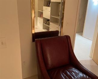 a second comfy leather chair