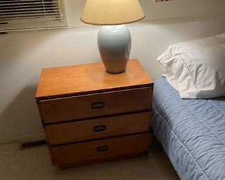 two matching end tables