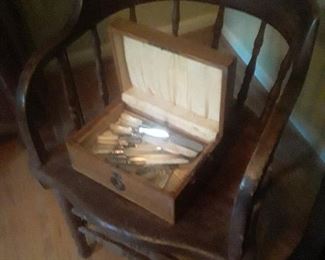 Old West Style Barrell Back Bar Room chair