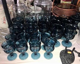 Blue Glassware 