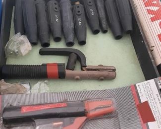 New connectors for welder. 