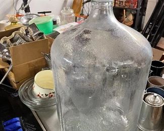 Huge glass jug