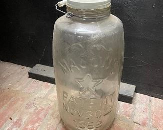 Huge glass jar