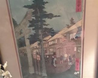 Japanese woodblock prints, 19th c