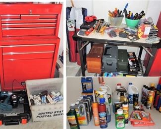 garage tools and supplies