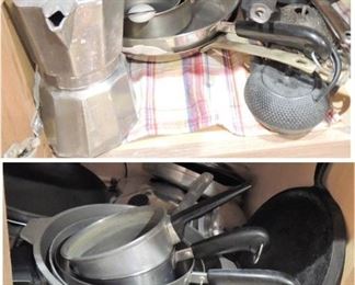 Kitchen Pots and pans