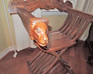 carved corner chair