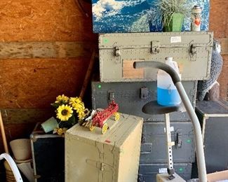 A Lot of footlockers