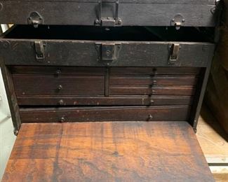 Antique Tool & Die chest