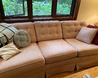 Pinkish sofa. Great condition