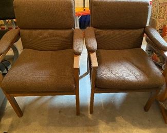 Pair of vintage office chairs