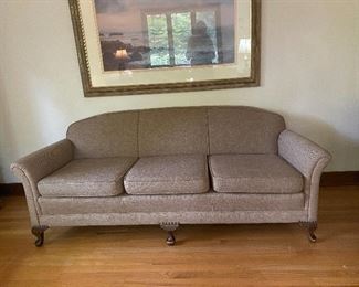 Antique recovered sofa- Nice condition