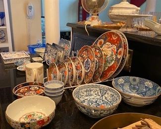 Imari & blue & white china